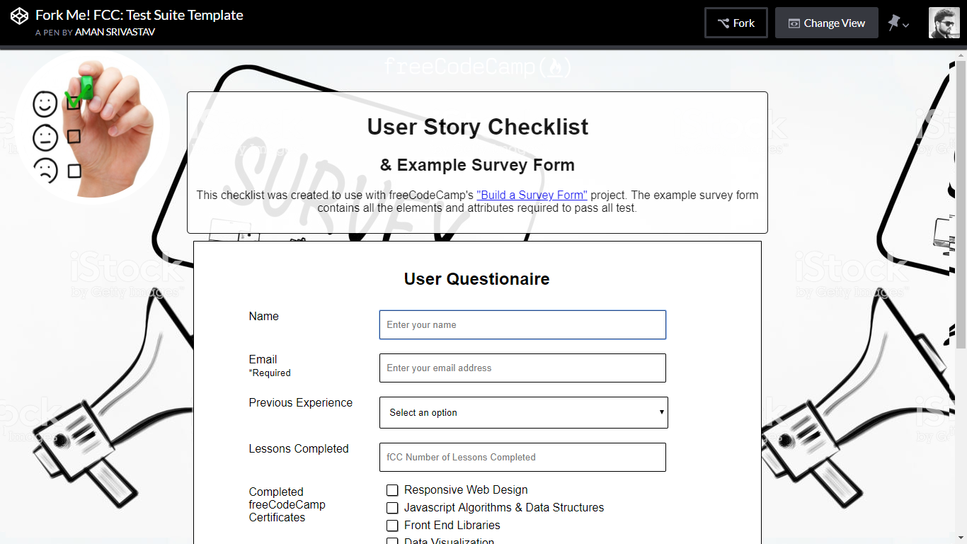 Survey Form image
